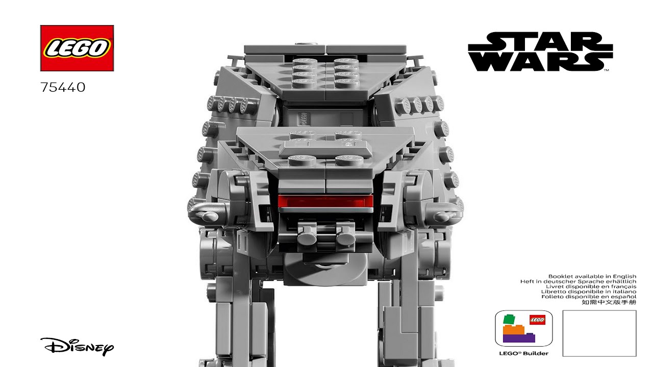 🛸 Инструкции LEGO 🛸 Звездные войны 🛸 75440 🛸 AT AT 🛸