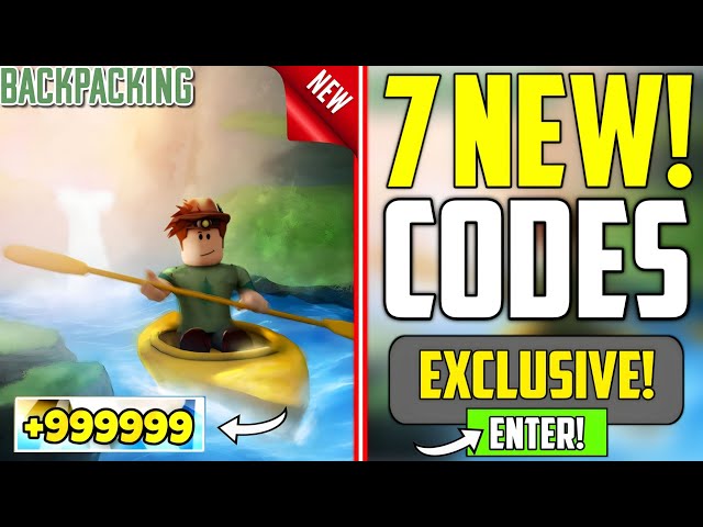 Roblox: Backpacking Codes September 2022