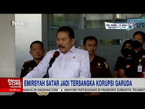 Negara Rugi Rp8,8 T, Kejagung Tetapkan Emisyah Satar Tersangka Korupsi Garuda #iNewsSore 27/06