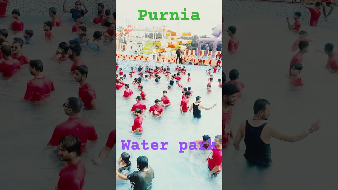 Purnia Water Park |Mini Vlog | Trending | Short Video | @TheNationalVlog # Water Park Video