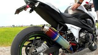 Z800 full system exhaust sound