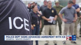 Sparta PD signs advanced agreement with ICE