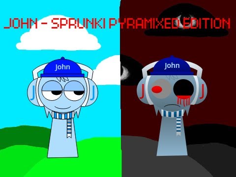 John - My main updated Sprunki OC Pyramixed
