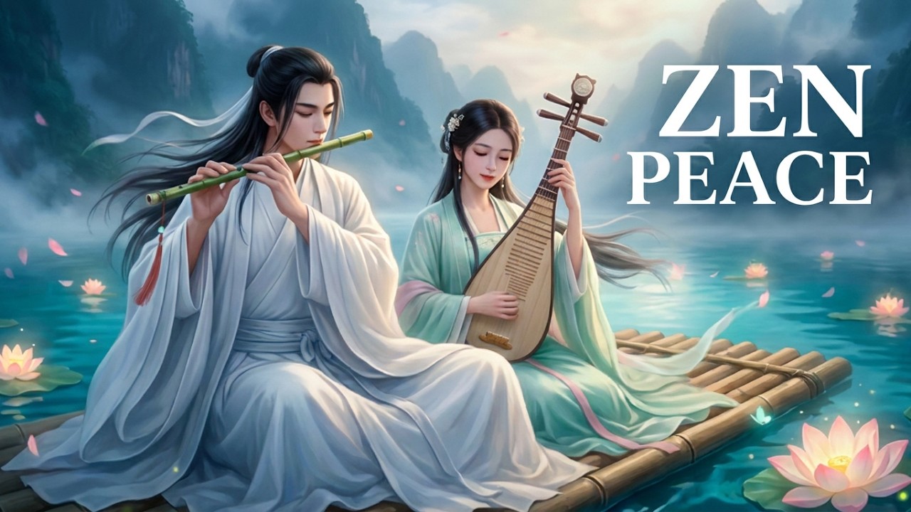 Chinese Zen Music 🧘 Bamboo Flute & Guqin | Deep Meditation Music ...