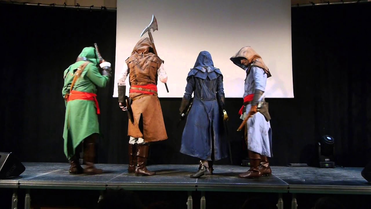 Dijon Saiten 2014 - Concours Cosplay Dimanche - 09a - Assassin's Creed Unity - YouTube