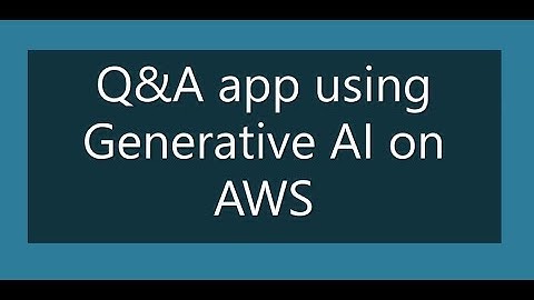 Question Answer demo using LLM on AWS SageMaker