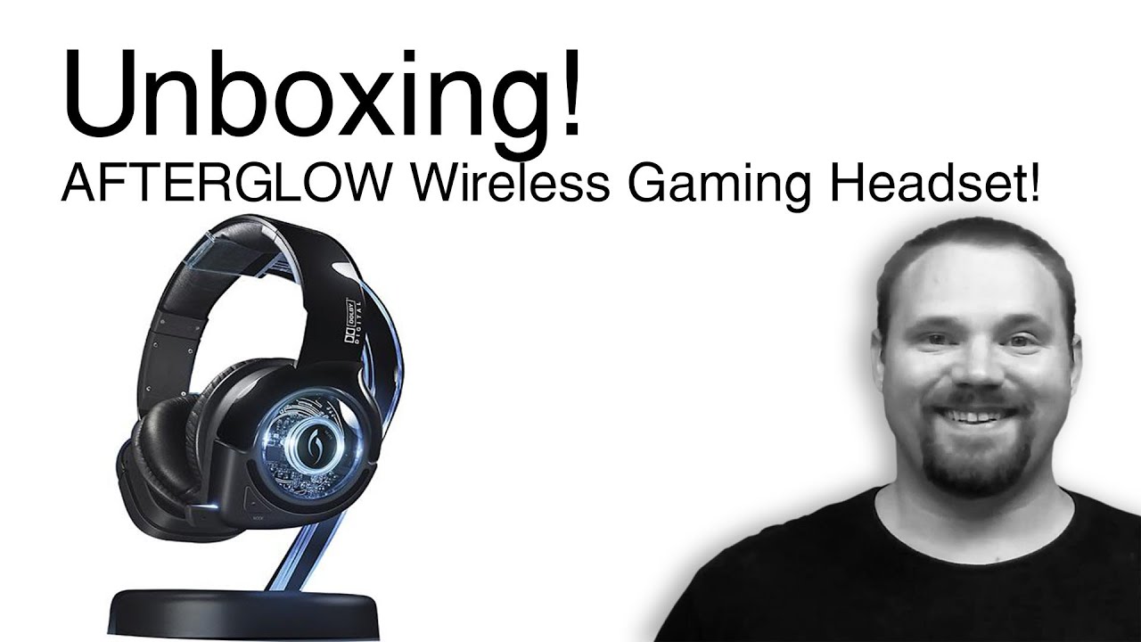 Afterglow wireless headset unboxing