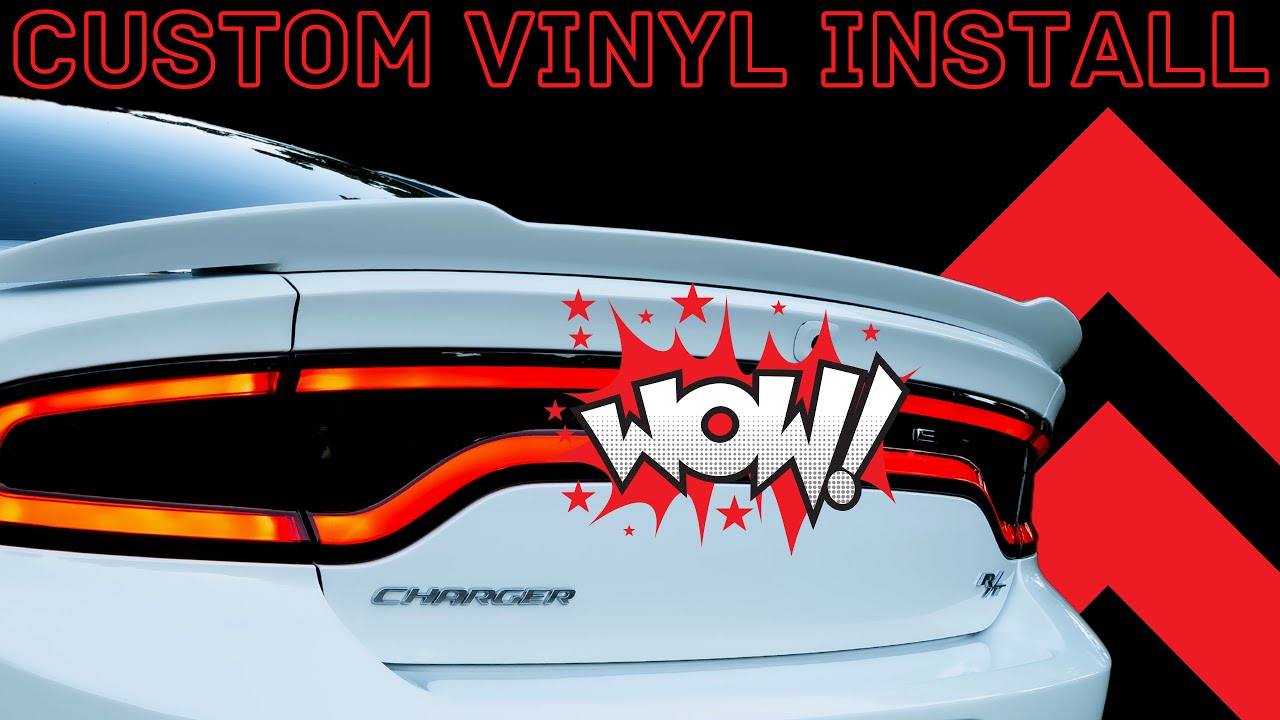 NEW Custom TAILLIGHT DECAL On My 2021 DODGE CHARGER