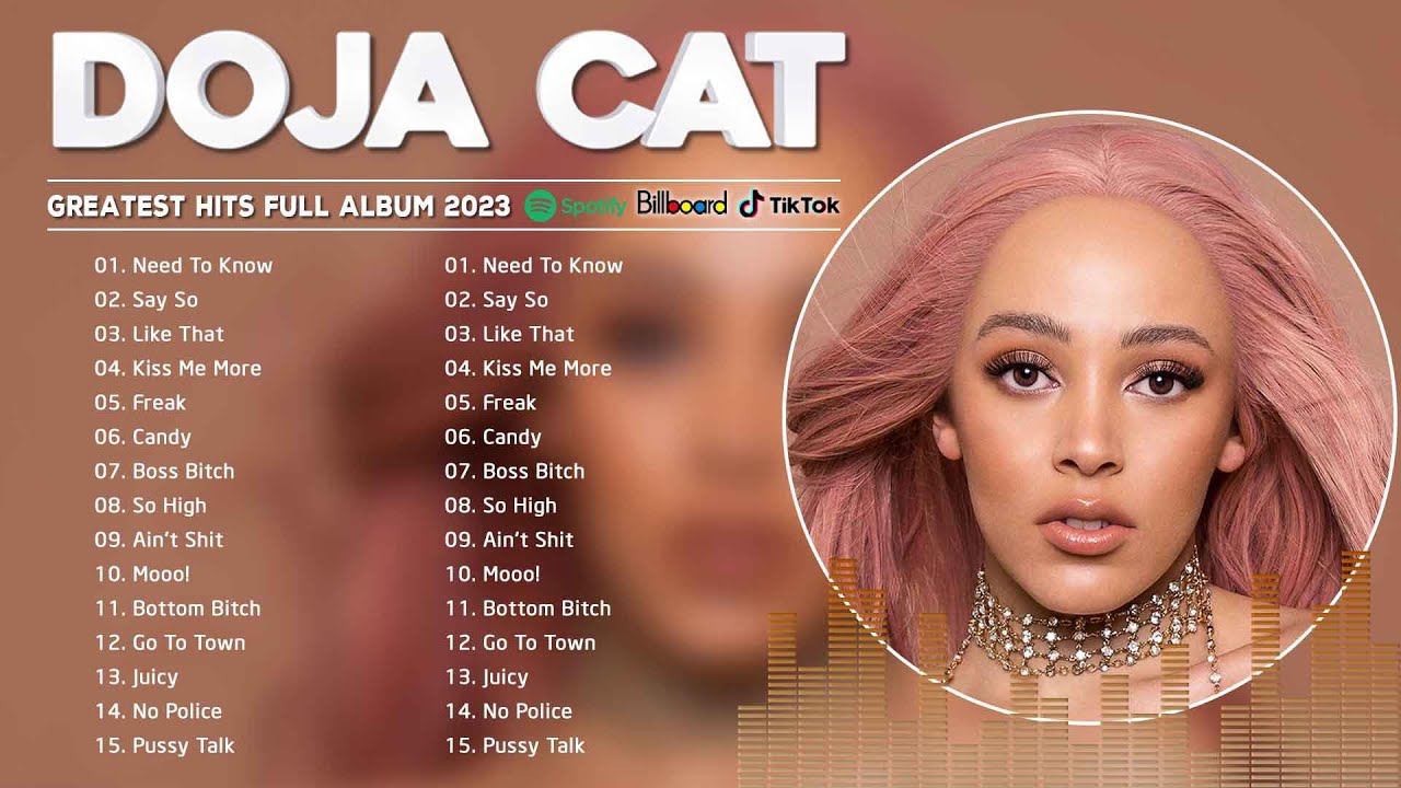 doja cat tour 2023 song list