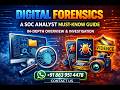🚨 SOC Analyst to DFIR Expert | Digital Forensics Step-by-Step Guide