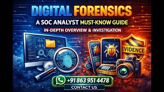 🚨 SOC Analyst to DFIR Expert | Digital Forensics Step-by-Step Guide