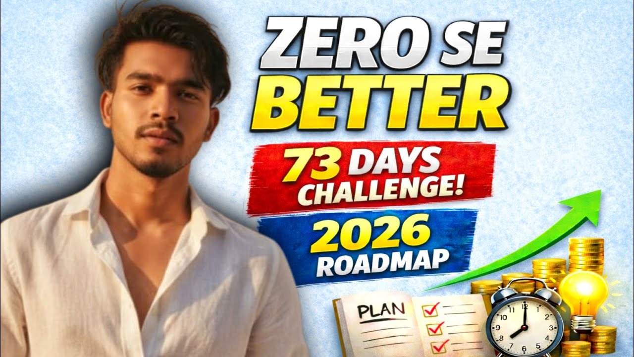 Zero se better | 73 days challange | 2026 road map 