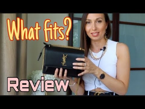 SAINT LAURENT Sunset Bag Unboxing & What fits inside YSL Bag REVIEW 