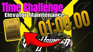 Ghostrunner 2 Elevator Maintenance challenge gold