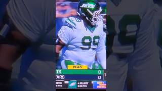 T' VONDRE SWEAT (366-POUNDS) INTERCEPTION: NEW YORK JETS VS. CHICAGO BEARS: NFL WEEK 4: OCTOBER 4, 2