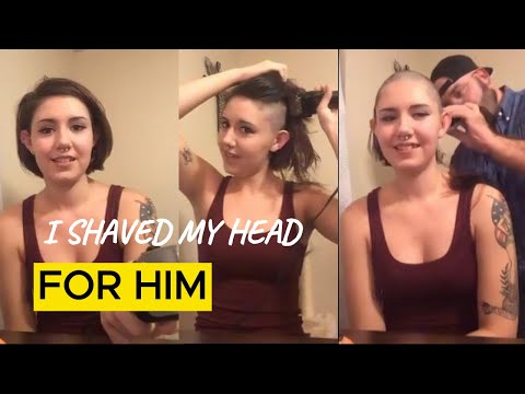 I SHAVED MY HEAD FOR HIM!  ‍♀️❤️