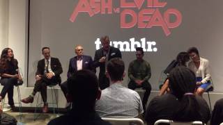 Ash vs Evil Dead Cast @ Tumblr Screening Event