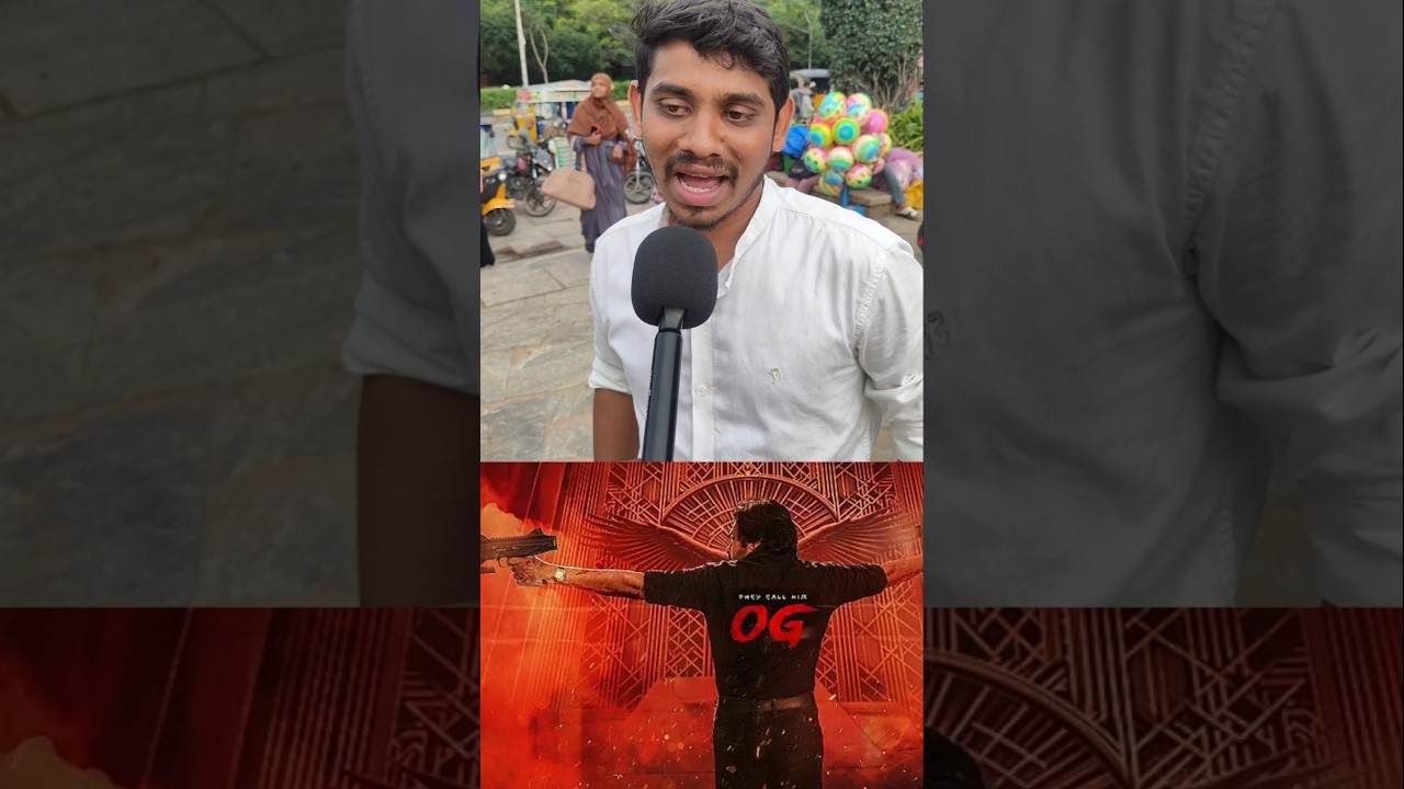 OG movie public talks porn star Pawan Kalyan fans OG movie premier show public talks OG movie review