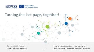 Communication Webinar (Recording): Turning the Last Page Together (29.09.2026)