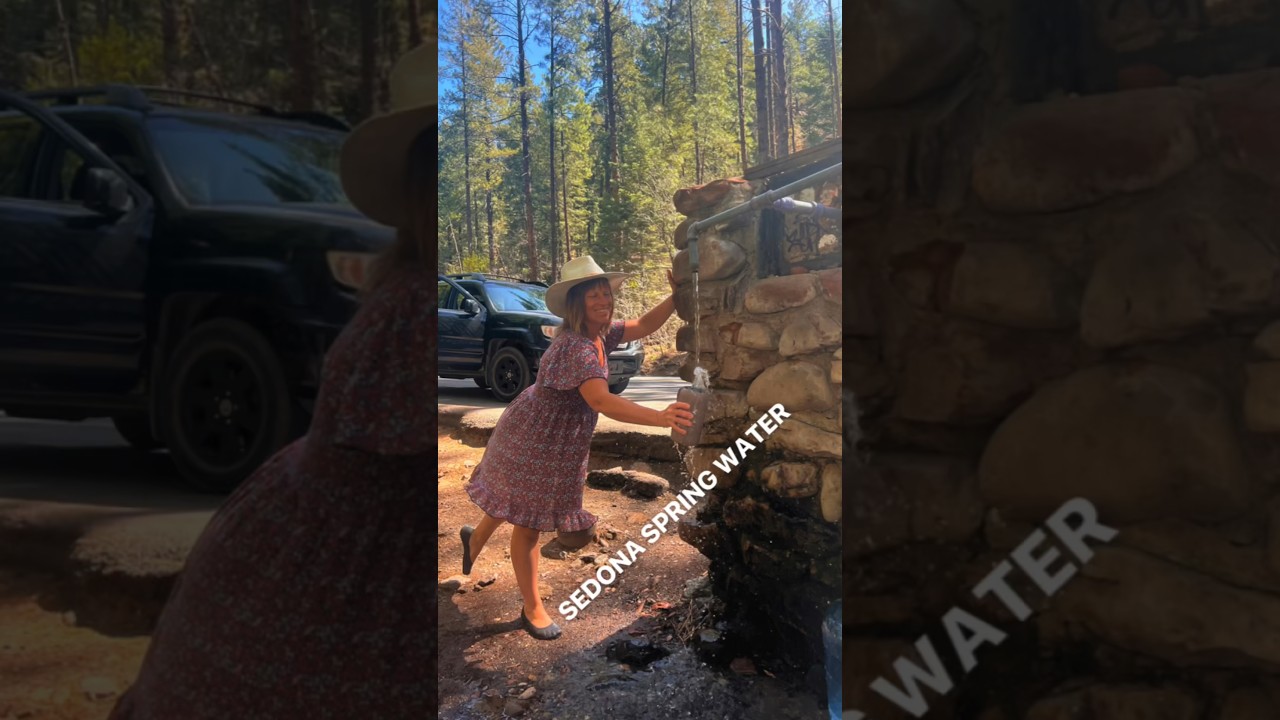 We found a spring in Sedona! Find a spring near you! YouTube