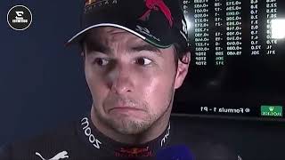 Max Verstappen and Checo Perez drama | All of the radio messages and post-race interview from Perez.