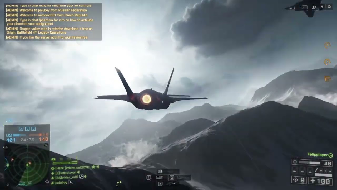 Battlefield 4 - Air Superiority | F-35 Gameplay - No missiles