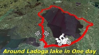 Around Lake Ladoga in 11 hours 777km /ADV.noobs [ENG SUB]