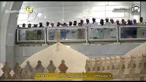 تلاوة مميزة للشيخ د. ماهر المعيقلي - 19 ذو الحجة 1439