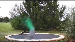 Double backflip fail (trampoline)