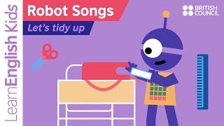 Robot songs: Let's tidy up