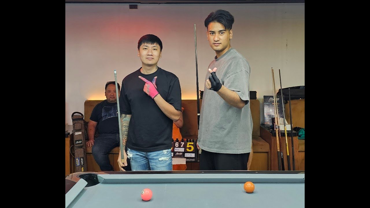 MARBOYS BILLIARDS 🇵🇭 JAMES ARANAS vs 🇭🇰 ROBBIE CAPITO RACE 10 9 BALL BREAK FROM THE BOX.