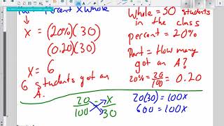 Finding the part, percent, whole: Module 4 Lesson 2 Wealth