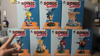 SONIC The Hedgehog Classic Figurine Boxset 4 10cm Pixel 3 8cm Pixel Tails