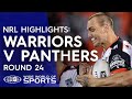 Download NRL Highlights: Warriors v Penrith Panthers - Round 24 NRL Highlights: Warriors v Penrith Panthers - Round 24