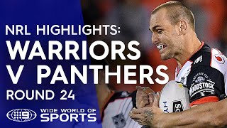 Nrl Highlights Warriors V Penrith Panthers - Round 24