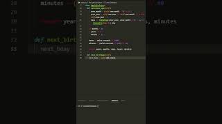 Build Age Calculator in Python in 40 Seconds!