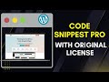 Download Code Snippets Pro With License Key | WordPress Code Snippets Pro Plugin