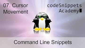 Command Line Tutorial 07. Cursor Movement: Efficient Command Line Navigation