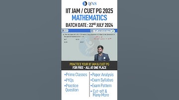 Test Your IIT JAM Maths Knowledge! 📚IIT JAM Mathematics Question of the Day #iit #iitjam2025
