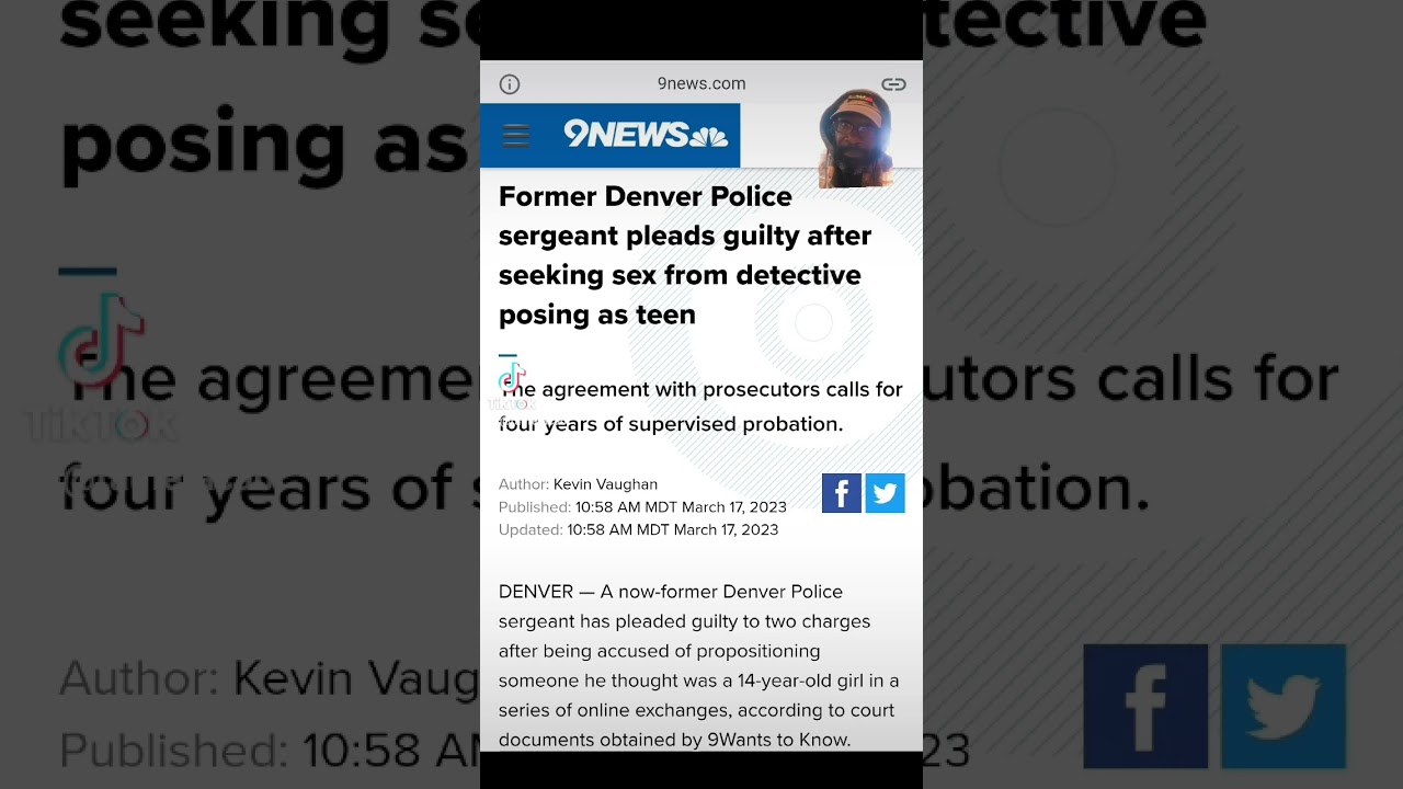 ⁣This Predator Police Sergeant will likely get probation. #denver #colorado