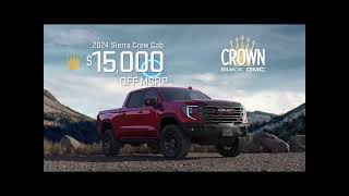 $15,000 Off 2024 GMC Sierra Crew Cab | Limited Time Offer at Crown Buick GMC!