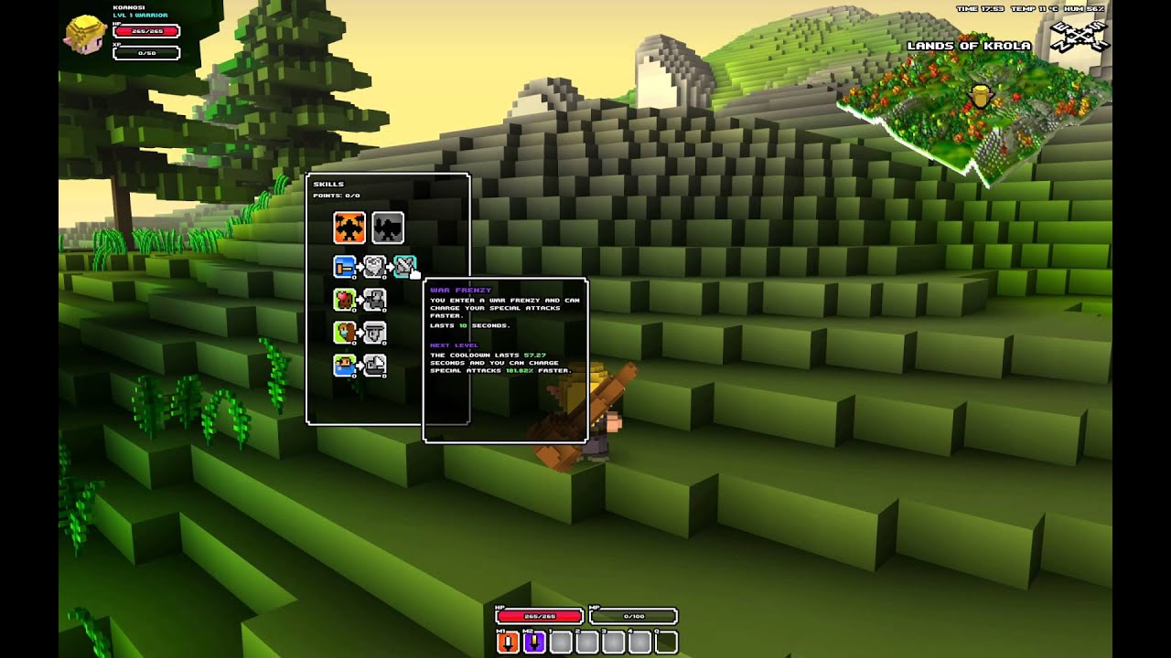 Cube World - Warrior Specializations