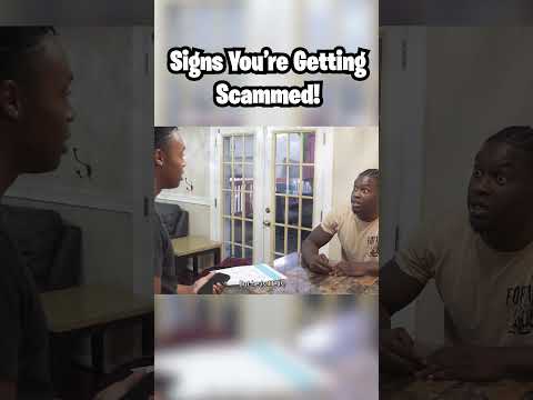 SIGNS YOURE GETTING SCAMMED 