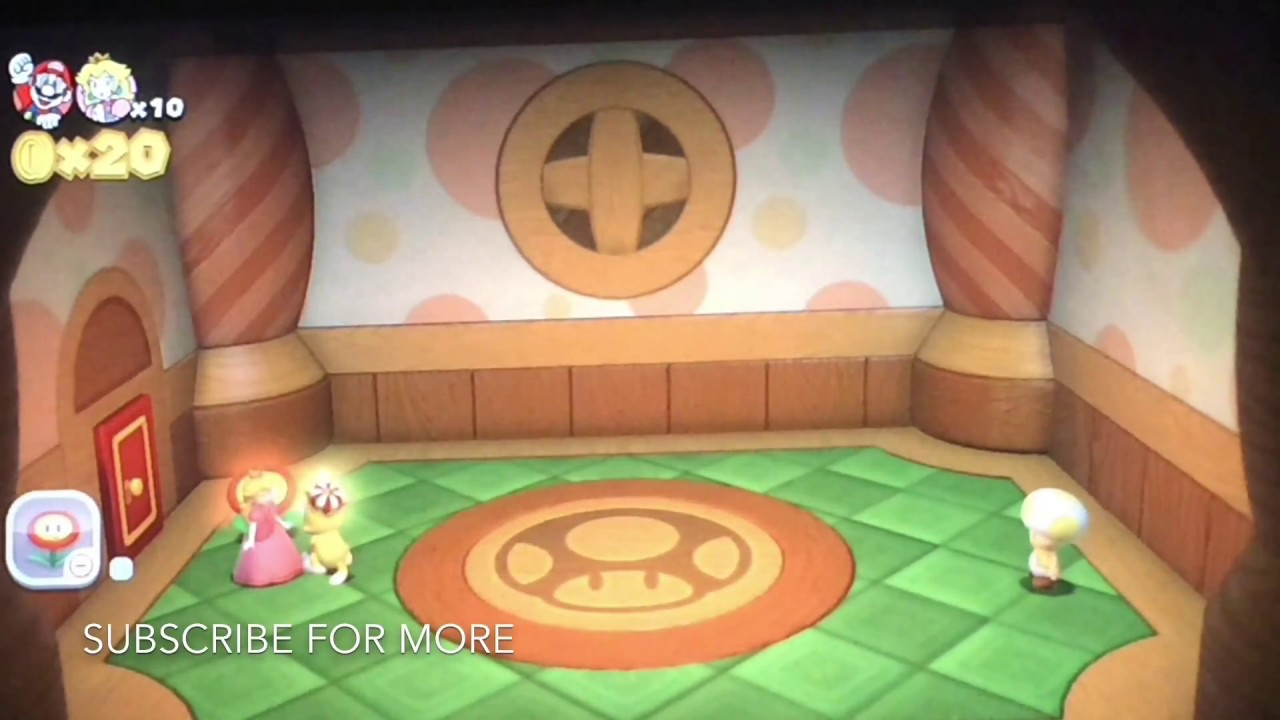 Secret Place To Find Toad House In Super MARIO 3D World YouTube