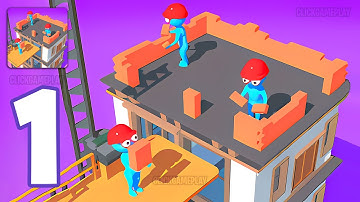 My Tiny Tower Gameplay Walkthrough Part 1 - Tutorial Build A High Tower (Android,iOS)