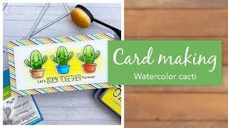 How to use WATERCOLORS on your STAMPED images!