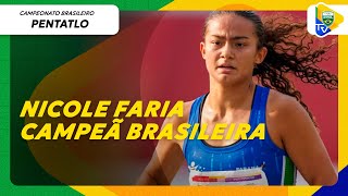 NICOLE FARIA É CAMPEÃ BRASILEIRA DE PENTATLO MODERNO COM APENAS 15 ANOS!