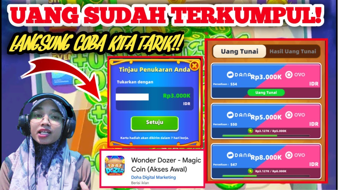 Penarikan Uang di Game Wonder Dozer - Game Penghasil Uang