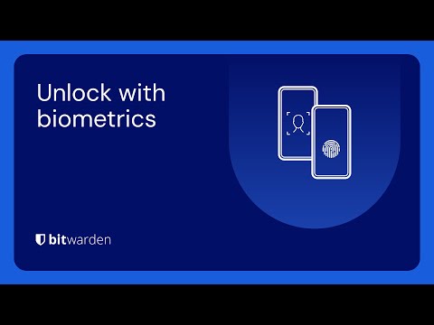 How to unlock your Bitwarden vault with biometrics