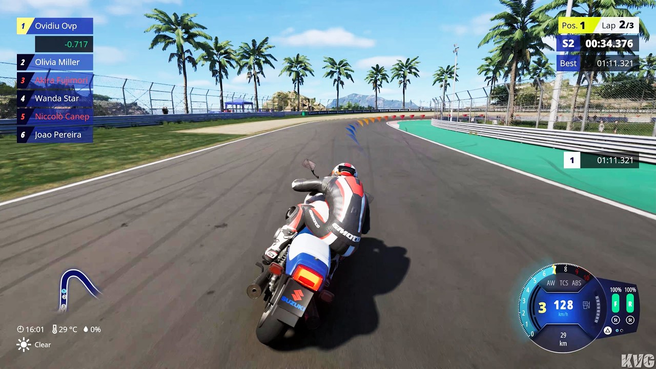 RIDE 6 - Blue Wave Circuit (Short Course) - Gameplay (PS5 UHD) [4K60FPS]